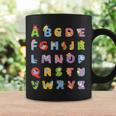 Amante Del Alfabeto Animal Aprendizaje Abc Regalo Regalo Taza de café Ideas de regalos