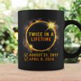 America Solar Eclipse Twice In Lifetime 2024 Solar Eclipse Coffee Mug Gifts ideas