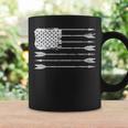 American Flag Arrow Archery Bowhunting Archer Hunter Coffee Mug Gifts ideas