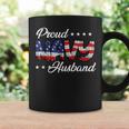 American Flag Bold Proud Navy Husband Coffee Mug Gifts ideas