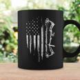 American Flag Bowhunting Bow Archery For Deer Hunter Coffee Mug Gifts ideas