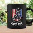American Flag Dads Against Weed Lawn Mowing Fathers Coffee Mug Gifts ideas