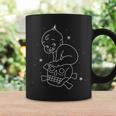 American Traditional Kewpie Doll And Skull Outline Tattoo Coffee Mug Gifts ideas