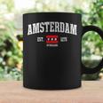 Amsterdam Flag Est 1275 Netherlands Souvenir Retro Coffee Mug Gifts ideas