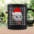 Animals In Santa Hats Road Kill Opossum Christmas Coffee Mug Gifts ideas