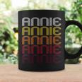 Annie Retro Wordmark Pattern – Vintage Style Tassen Geschenkideen