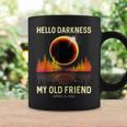 April 8 2024 Hello Darkness My Old Friend Eclipse Coffee Mug Gifts ideas