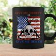 Ar-15 Give Me Liberty Or Give Me Death Skull Coffee Mug Gifts ideas