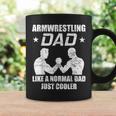 Armwrestling Dad Arm Wrestler Strength Sports Arm Wrestling Dad Coffee Mug Gifts ideas