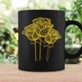 Artistic Yellow Roses Geometric Line Drawing Coffee Mug Gifts ideas