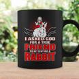 I Asked God For True Friend So He Sent Me A Rabbit Coffee Mug Gifts ideas