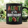 Aunt Of The Birthday Boy Family Football Party Decorations Coffee Mug Gifts ideas