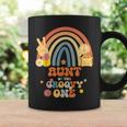 Aunt Of The Groovy One Rainbow Boho Birthday Party Coffee Mug Gifts ideas
