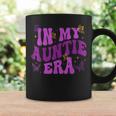 In My Auntie Era Groovy Retro Mother's Day Best Aunt Ever Coffee Mug Gifts ideas