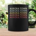 Aurora Town New York Aurora Town Ny Retro Vintage Text Coffee Mug Gifts ideas