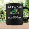 Aus Dem Weg Ich Muss Traktor Fahren Farmer Farm Tassen Geschenkideen