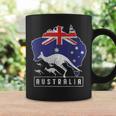 Australia Flag Zoo Animal Kangaroo Tassen Geschenkideen