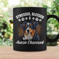 Australian Shepherd Stressed Blessed Aussie Lustig Besitzer Tassen Geschenkideen