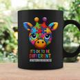 Autism Awareness Giraffe It's Ok To Be Different Coffee Mug Gifts ideas
