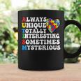 Autism Awareness Support Saying With Puzzle Pieces Coffee Mug Gifts ideas