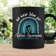 Autism Rainbow Leopard April We Wear Blue Autism Awareness Coffee Mug Gifts ideas