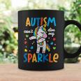 Autism Unicorn Floss Cant Dim My Sparkle Awareness Girls Kid Coffee Mug Gifts ideas