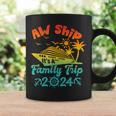 Aw Ship It's A Family Trip Cruise Vacation Beach 2024 Coffee Mug Gifts ideas