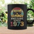 Awesome Since 1973 50Th Birthday 50 Year Old Cat Lovers Coffee Mug Gifts ideas