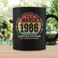 Awesome March 1986 Vintage 38Th Birthday Made In 1986 Coffee Mug Gifts ideas