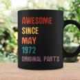 Awesome Since May 1972 Taurus And Gemini Zodiac Coffee Mug Gifts ideas