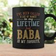Baba Is My Favorite Name Father's Day Baba Coffee Mug Gifts ideas