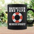 Bademeister Papa Was Sind Deine Superkräfte Schwimmbad Tassen Geschenkideen