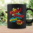 Bang Boom Pow Wham Comic Bubbles Coffee Mug Gifts ideas