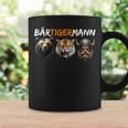 Bärtigermann Bear Tiger Mann Viking Fan Word Game Tassen Geschenkideen