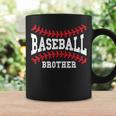 Baseball Brother Laces Little League Big Bro Matching Family Coffee Mug Gifts ideas