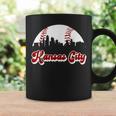 Baseball Kansas City Vintage Love Blue Color Royal Skyline Coffee Mug Gifts ideas