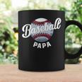 Baseball Papa Baseball Spieler Lustig Baseball Familie Retro Tassen Geschenkideen