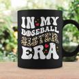 In My Baseball Sister Era Leopard Skin Sister Baseball Cool Coffee Mug Gifts ideas