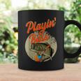 Bass Fishing Playing Guitar Angling Fisherman Black Fish Coffee Mug Gifts ideas