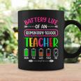 Battery Life Of A Elementary School Teacher School Week Coffee Mug Gifts ideas
