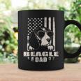 Beagle Dad Cool Vintage Retro Proud American Coffee Mug Gifts ideas