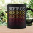 Beatrice Retro Wordmark Patternintage Style Tassen Geschenkideen