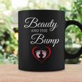 Beauty And The BumpGirl Cute Pregnancy Announcement Coffee Mug Gifts ideas