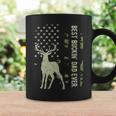 Best Buckin' Dad Camouflage American Flag Deer Hunting Coffee Mug Gifts ideas