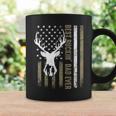 Best Buckin' Dad Ever Deer Hunting Fathers Day American Flag Coffee Mug Gifts ideas