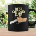 Best Cat Dad Ever Kitten Pet Lover Owner Dad Taza de café Ideas de regalos