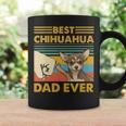 Best Chihuahua Dad Ever Retro Vintage Sunse Coffee Mug Gifts ideas