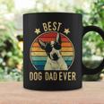 Best Dog Dad Ever Bull Terrier Father's Day Gif Coffee Mug Gifts ideas