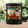 Best Pug Dad Ever Retro Vintage Fun Daddy Father's Day Coffee Mug Gifts ideas