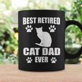 Best Retired Cat Dad Ever Cat Lover Retirement Coffee Mug Gifts ideas